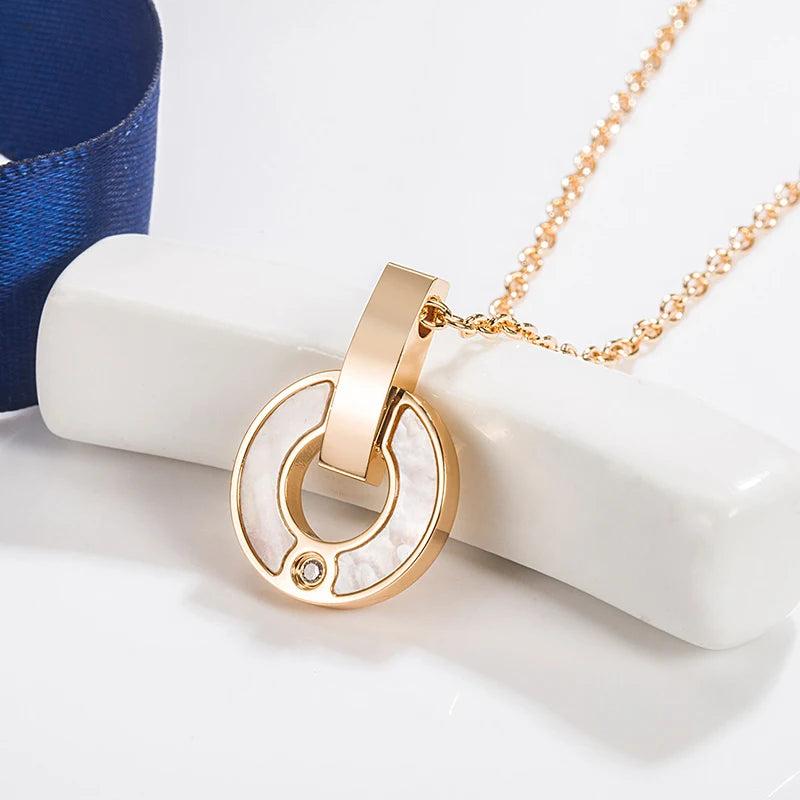 925 Silver Copper Coin Pendant Necklace European Style