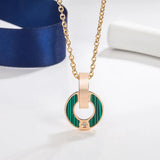 925 Silver Copper Coin Pendant Necklace European Style