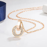 925 Silver Copper Coin Pendant Necklace European Style