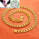 OMHXFC Vintage 24KT Chain Necklace