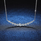 1.1ct All Moissanite Necklace 100% Sterling Silver
