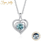 JoyceJelly Silver 925 Necklace Heart Pendant Romantic Gift