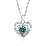 JoyceJelly Silver 925 Necklace Heart Pendant Romantic Gift