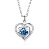 JoyceJelly Silver 925 Necklace Heart Pendant Romantic Gift