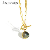 925 Silver Labradorite Pendant Necklace Horoscope Chain Gift