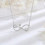 925 Silver Cat Personality Necklaces