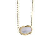 S925 Sterling Silver Shell Necklace Light Stacked Clavicle Chain Jewelry