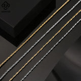 925 Sterling Silver Braided Choker Necklace for Women