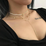925 Silver Baroque Pearl Plated Necklace Fine Jewelry