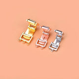 Square Buckle Bracelet Accessories 1 2 3 Rows Clasp DIY Hand Woven Jewelry