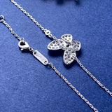925 Silver Butterfly Pendant Necklace Adjustable