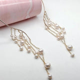 Natural Freshwater Pearl Electroplated Choker Necklace