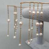 Natural Freshwater Pearl Electroplated Choker Necklace