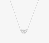 Dinh van 925 Silver Handcuffs Necklace Full Diamond Plating