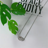 Dinh van 925 Silver Handcuffs Necklace Full Diamond Plating
