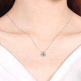 925 Silver Moissanite Fat Cat Pendant Necklace