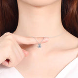 925 Silver Moissanite Fat Cat Pendant Necklace