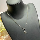 925 Sterling Silver Diamond Pendant Necklace