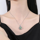 High Carbon Diamond Necklace S925 Silver Wedding Jewelry Gift