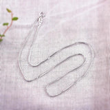 925 Silver Woman Necklace Solid Jewelry Accessories 1.6mm Birthday Gift