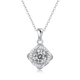 Moissanite Men's Necklace 925 Sterling Silver Woman Pendant