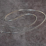 925 Silver Box Chain Personalized Collarbone Necklace