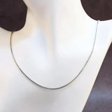 925 Silver Box Chain Personalized Collarbone Necklace