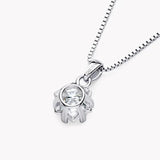 1.0 Carat Moissanite Snowflake Pendant Necklace