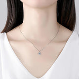 1.0 Carat Moissanite Snowflake Pendant Necklace