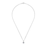 1.0 Carat Moissanite Snowflake Pendant Necklace