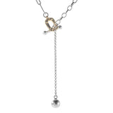 S925 Sterling Silver Heavy Industry OT Clavicle Chain