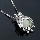 925 Silver Bat Pendant Necklace Women's Fine Jewelry Halloween Gift