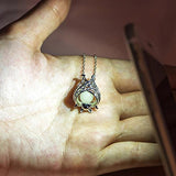 925 Silver Bat Pendant Necklace Women's Fine Jewelry Halloween Gift