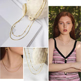 925 Silver Choker Snake & Bead Chain Necklace for Women Lucky Birthday Gift