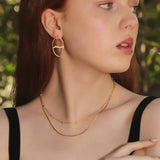 925 Silver Choker Snake & Bead Chain Necklace for Women Lucky Birthday Gift