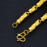 Dragon Pendant Necklace for Men 24k Plated Jewelry