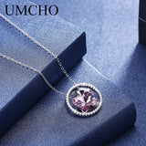 925 Silver Crystal Butterfly Pendant Necklace For Women