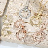 Women's Zircon 925 Silver Sweater Chain High Jewelry Gift