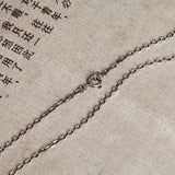 925 Sterling Silver Inverted Cross Pendant Necklace Gothic Style Pray Jewelry