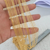 1.28mm 14KGF Filled Flat O Chain Stamp Necklace