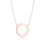 Sparkling CZ Necklace 925 Silver Chain Pendant for Women