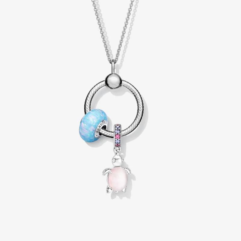 925 Silver Pando Charm DIY Neckle Charm for Women
