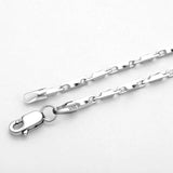 Daifuni S925 Sterling Silver 1.8mm Necklace Chain Lobster Clasp Gift