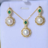 AAAA 8.5-9mm Freshwater Pearl Necklace Set