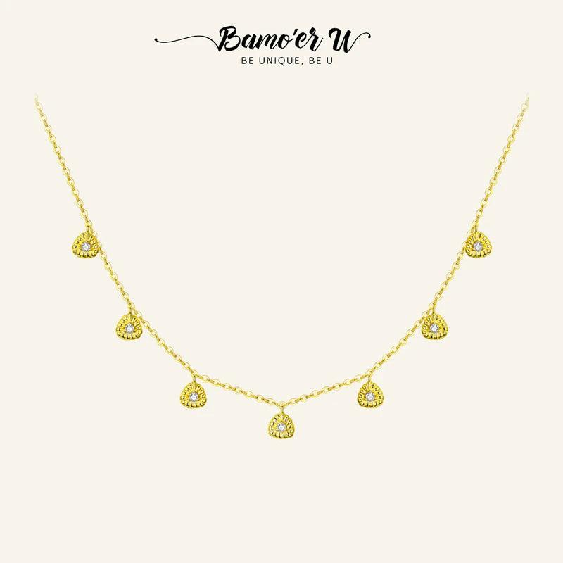 Braided Geometry Necklace for Girls