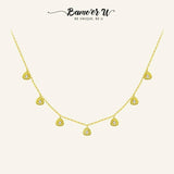 Braided Geometry Necklace for Girls