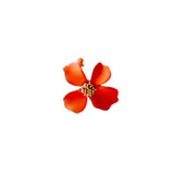 Multicolors Plated Flower Stud Earrings Necklace Jewelry Component Diy Material