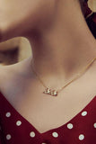 925 Silver Necklace Plated Pendant Women Original Fine Jewelry