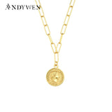 925 Silver Horoscope Chain Coins Queen Necklace for Women