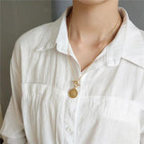 925 Silver Gothic Pendant Choker Necklace for Women